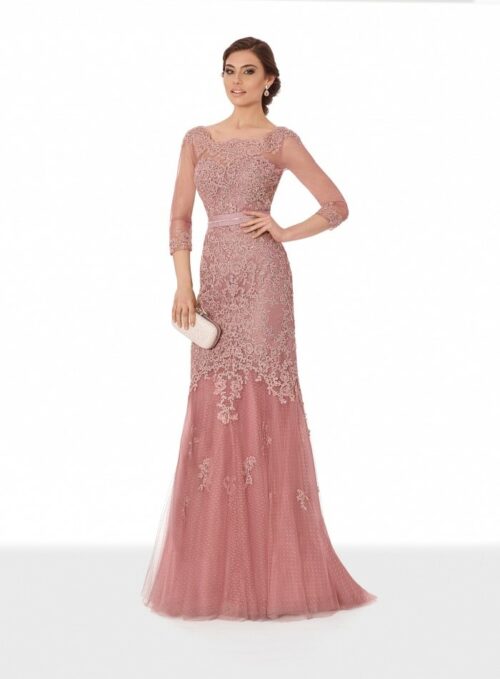 Vestido fiesta tul plumeti Susana Rivieri