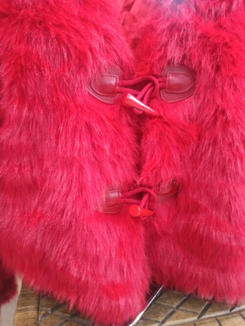 Abrigo pelo rojo - Imagen 2