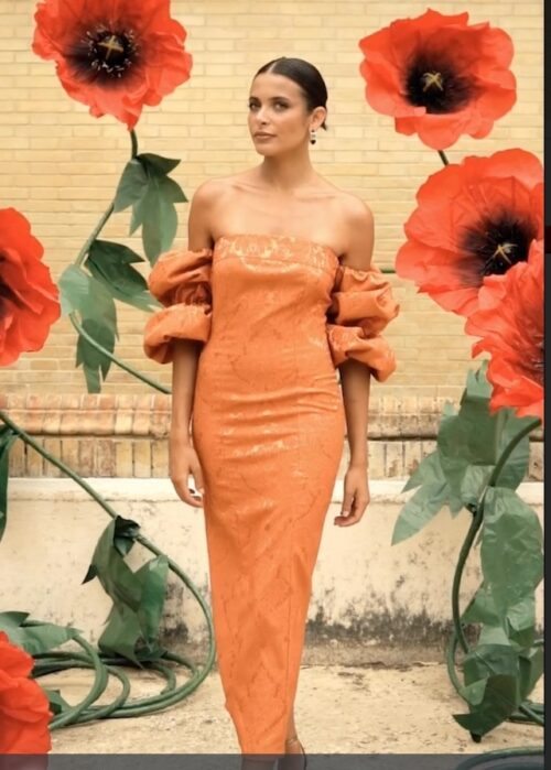 Vestido Palabra de honor.