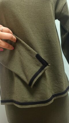 Conjunto verde punto
