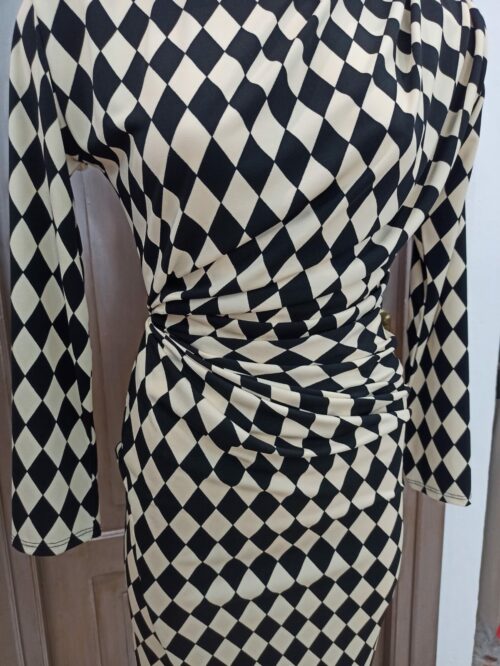 vestido corto rombo - Imagen 2