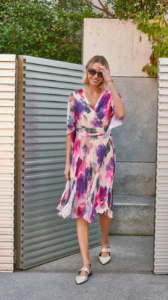 Vestido plisado Bali