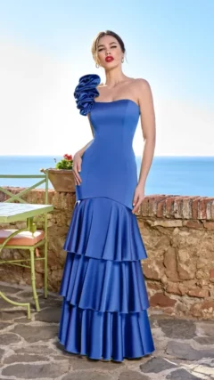 vestido volantes