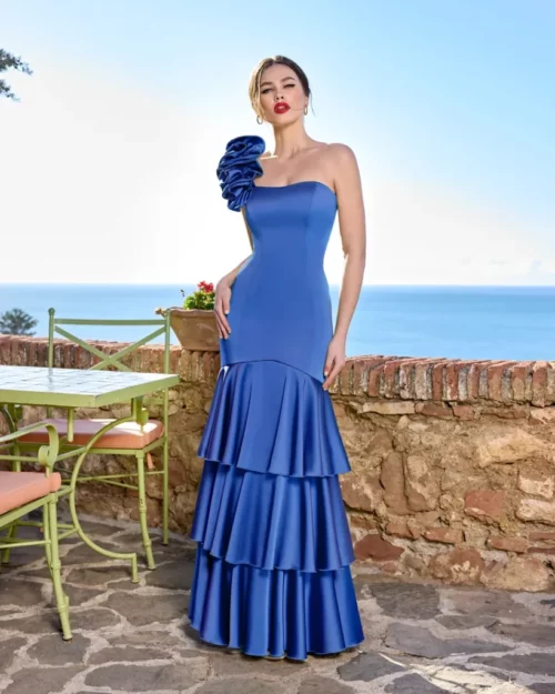 vestido volantes