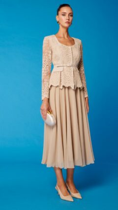 VESTIDO FALDA GASA CARLA RUIZ