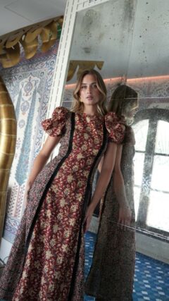vestido masai combinado